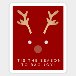 Funny Hunter Christmas - Tis the Season to Bag Some Joy! Magnet